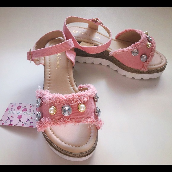 pink crush sandals